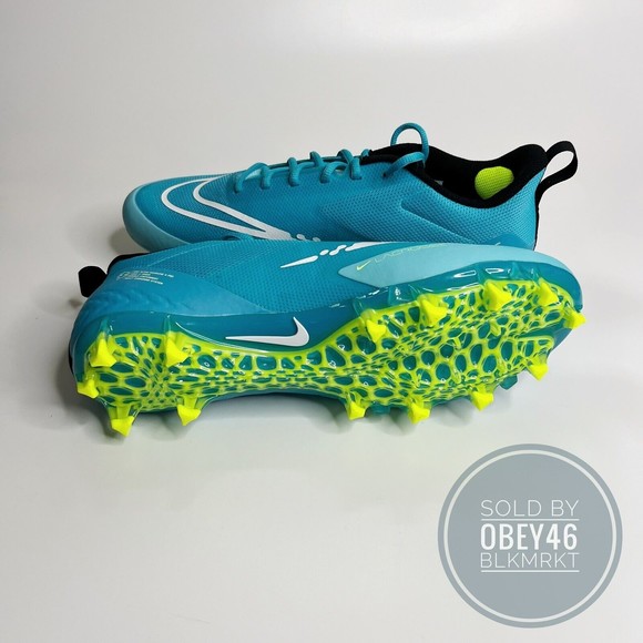 Nike Alpha Huarache 8 Pro LAX Lacrosse Cleats TurquoiseCW4439-400  11.5
